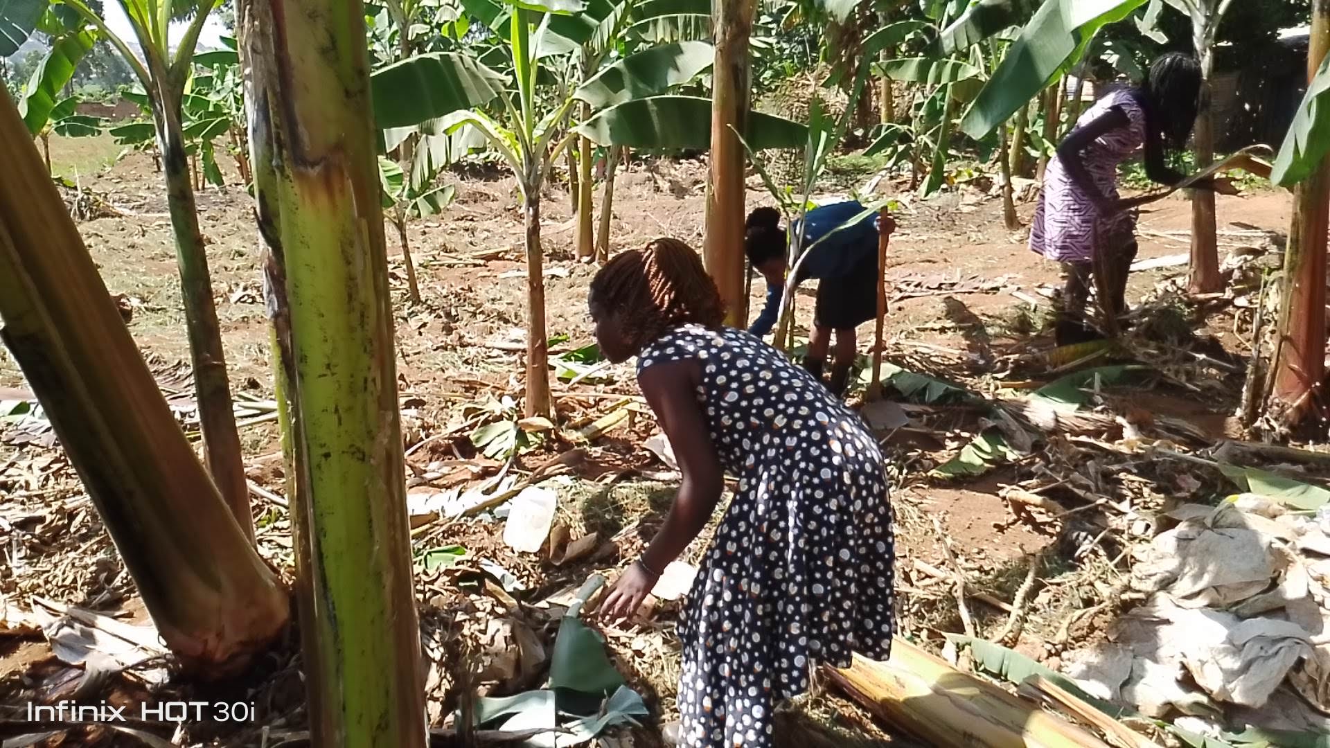 Students Practicing Agriculture