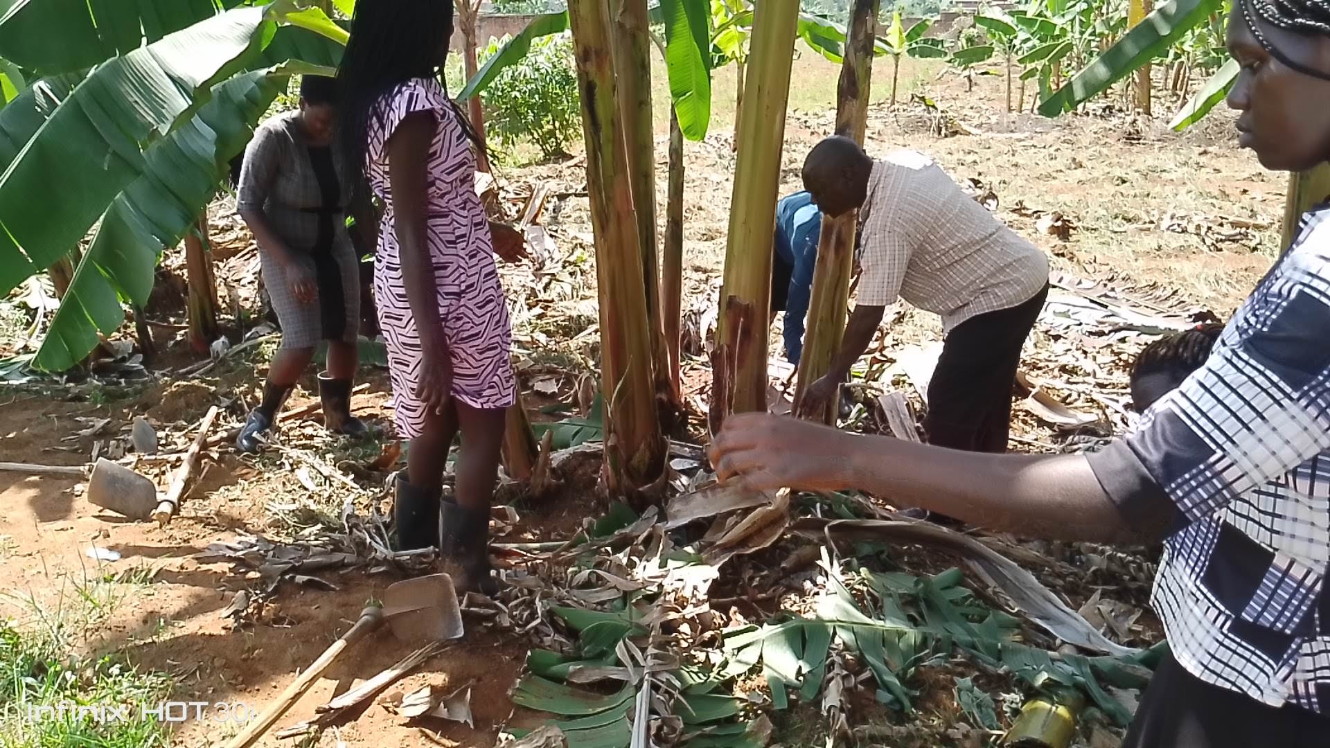 Students Practicing Agriculture